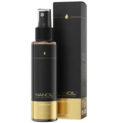 Keratin-Spülung NANOIL zweiphasiger Conditioner für Haarpflege