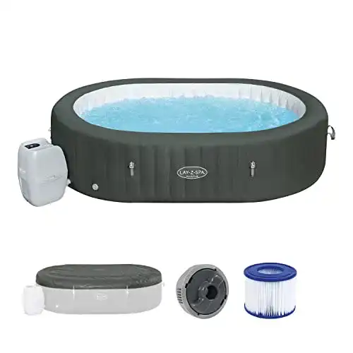 Ovaler Bestway Lay-Z-Spa XXL WLAN Whirlpool Mauritius AirJet 270 x 180 cm
