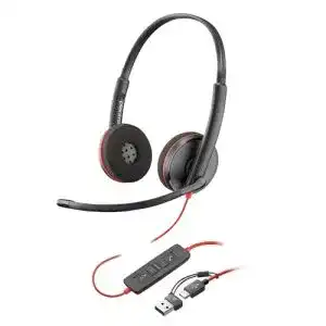 Plantronics Headset Poly Blackwire 3220 schnurgebunden mit USB-C