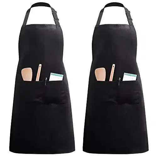 Kochschürzen von InnoGear im 2er Set mit verstellbarem Design und Taschen