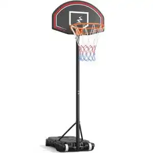 Basketballkorb Yoleo Outdoor für Kinder, höhenverstellbar 160-210 cm