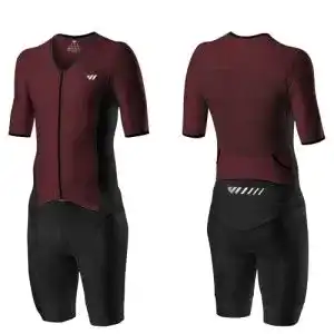 Trisuit Herren Lo.gas Pro Kurzarm Triathlonanzug für Wettkämpfe