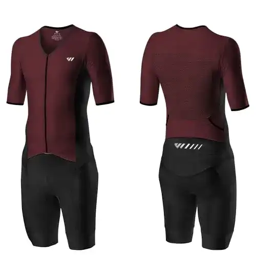Trisuit Herren Lo.gas Pro Kurzarm Triathlonanzug für Wettkämpfe