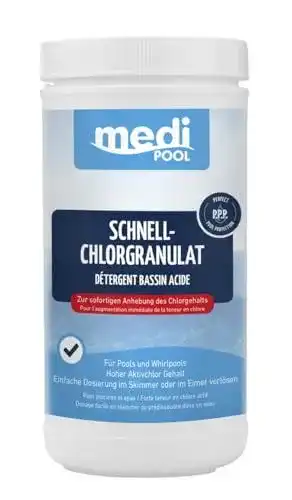 Chlorgranulat von Powerhaus24 organisch 1 kg – schnell löslich und effektiv