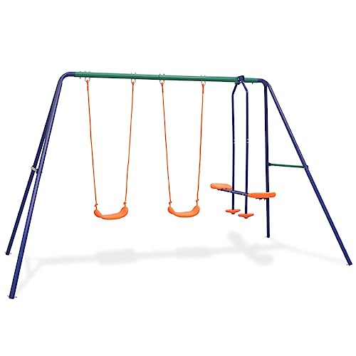 Schaukelgestell vidaXL Kinderschaukel 4 Sitze Gartenschaukel