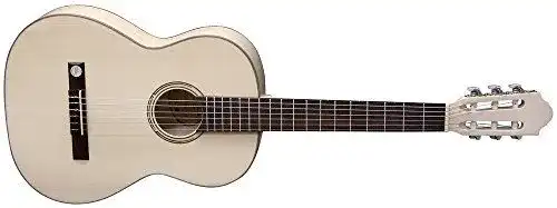 7/8 Gitarre Pro Natura 500220 Konzertgitarre Silver