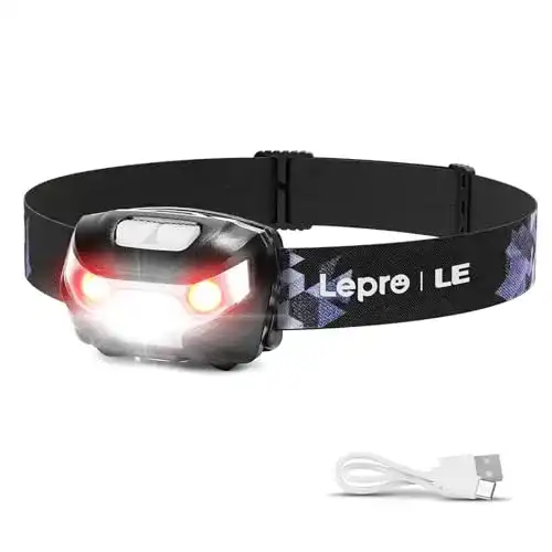 LED Stirnlampe Lighting EVER LE wiederaufladbar mit USB