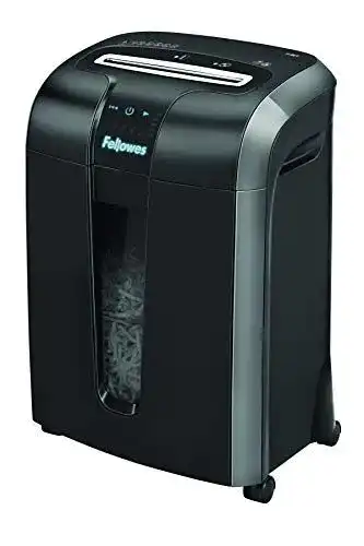 Fellowes Aktenvernichter 12 Blatt Partikelschnitt für Büro und Home Office