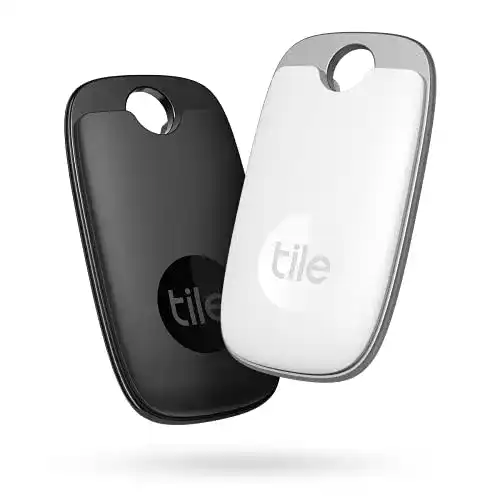 Schlüsselfinder Tile Pro 2022 Bluetooth im 2er Pack mit 120 m Reichweite