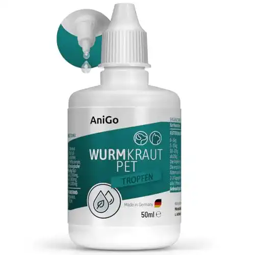 Wurmkur für Katzen und Hunde Anigo Wurmkraut PET Liquid Tropfen 50ml