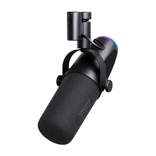 Podcast Mikrofon Xtrfy Cherry Ngale X, USB und XLR Anschluss