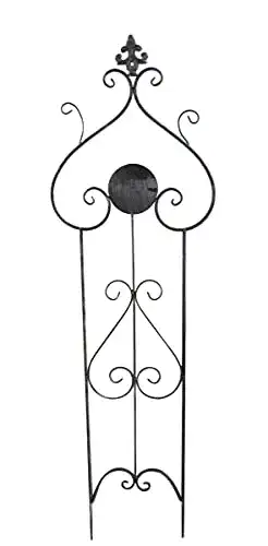 Rankgitter aus Metall DARO DEKO 120 x 36 cm in grau