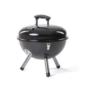 Mini Kugelgrill Rosmarino BBQ Kettle Holzkohlegrill mit 36 cm Durchmesser