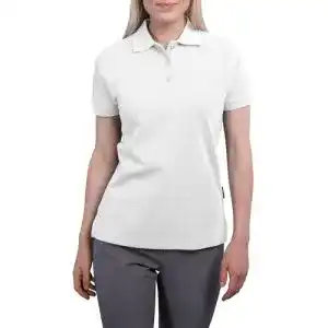 Poloshirt Damen HRM Heavy Polo in Weiß, Größe 2XL