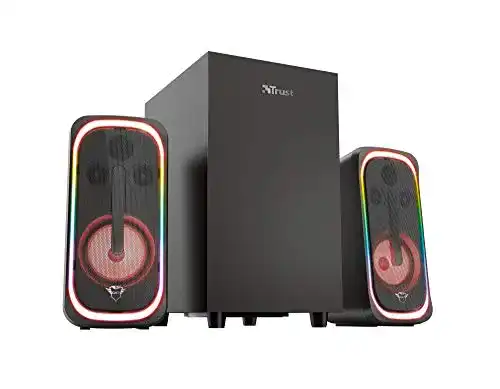 Trust Gaming GXT 635 Rumax 2.1 Bluetooth Lautsprechersystem mit Subwoofer
