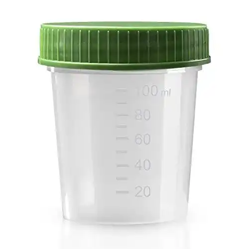 Urinbecher Herrmann Premium Grün, 10 Stück, 125 ml