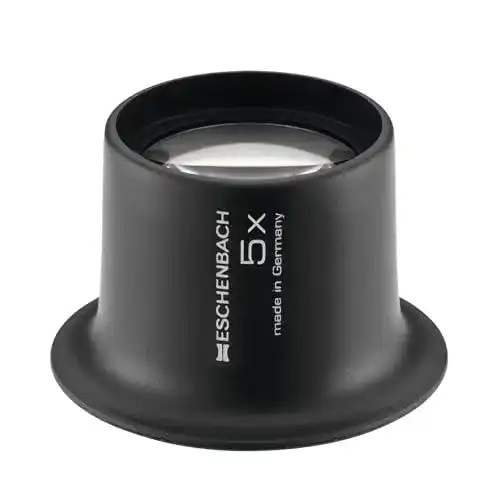 Uhrmacherlupe Eschenbach Optik 5X-Vergrößerung Anthrazit
