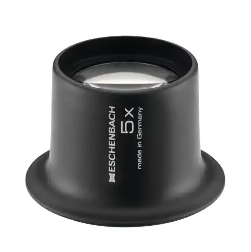 Uhrmacherlupe Eschenbach Optik 5X-Vergrößerung Anthrazit