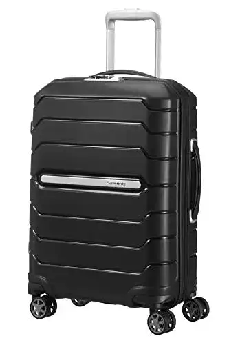 Samsonite Flux Handgepäck Spinner S, Erweiterbar, Schwarz, 55 cm