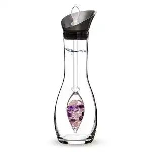 Vitajuwel Era Wellness Edelsteinwasserset mit Amethyst und Rosenquarz