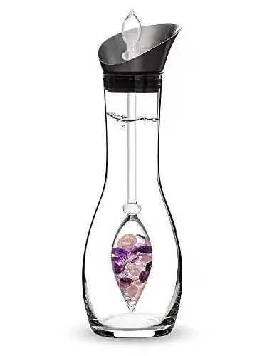 Vitajuwel Era Wellness Edelsteinwasserset mit Amethyst und Rosenquarz