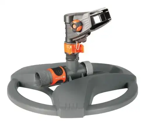 Gardena Rasensprenger 38142 Classic Impuls Sprinkler mit Schlittenboden