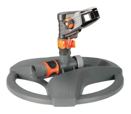 Gardena Rasensprenger 38142 Classic Impuls Sprinkler mit Schlittenboden
