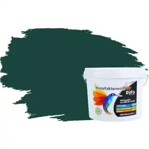 Wandfarbe Grün RyFo Colors Bunte Wandfarbe Manufakturweiß