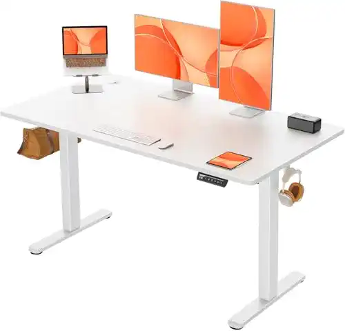 Ergear Computertisch elektrisch höhenverstellbar 140×70 cm