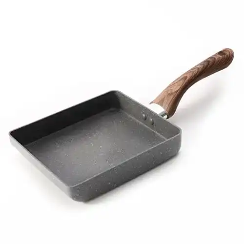 Viereckpfanne Zaigon Tamagoyaki Pfanne 18×15 cm mit Antihaftbeschichtung