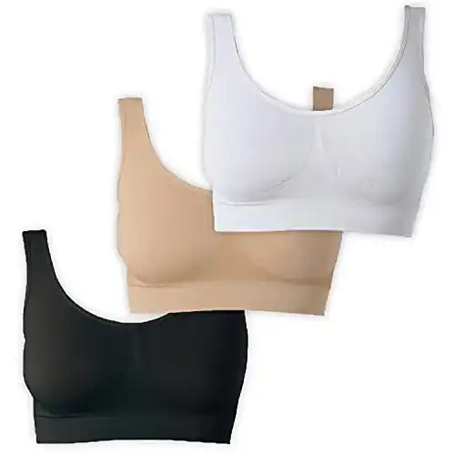 Bustier Damen ohne Bügel im 3er Set für optimalen Tragekomfort