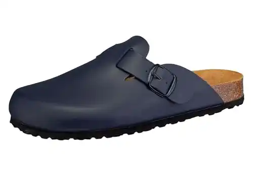 Clogs Lico Bioline CLOG Herren Pantoletten in Blau, Größe 36 EU