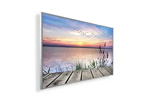 Infrarotheizung 500 Watt Könighaus mit Bild und Smart Thermostat