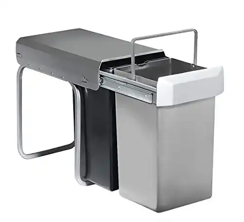 Einbau-Abfalleimer Wesco 12871 Double-Boy für Drehtürenschränke