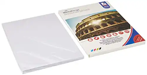 Mattes Fotopapier von MediaRange im DIN A4 Format für Tintenstrahldrucker