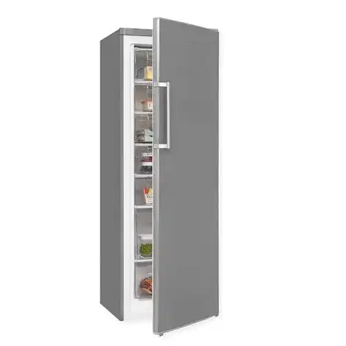 Exquisit Gefrierschrank GS280-H-040E mit Inoxlook und 242 l Volumen