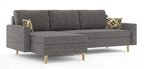 Ecksofa Sofini Etna mit Schlaffunktion und Stauraum