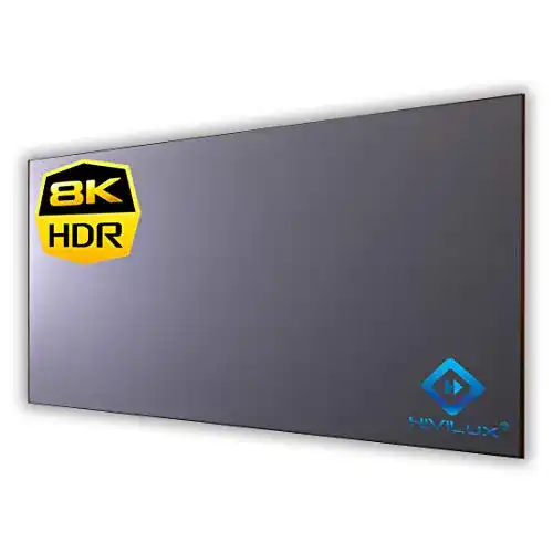 Kontrastleinwand HiViLux Ultra Thin Zero ALR mit schmalem Rahmen