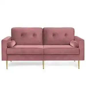 Sofa VASAGLE LCS001P01 3-Sitzer mit Samtbezug für Wohnräume