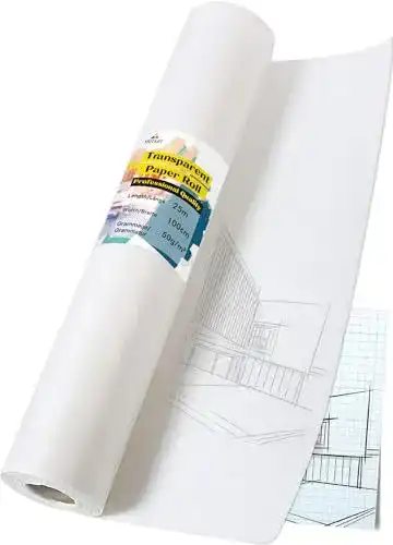 Schnittmusterpapier Tritart Transparentpapier Rolle 100cm x 25m