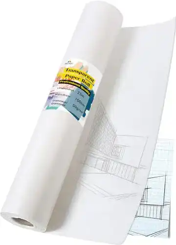 Schnittmusterpapier Tritart Transparentpapier Rolle 100cm x 25m