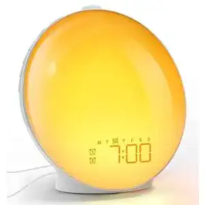 Lichtwecker Dekala mit Tageslichtsimulation und Doppelalarm