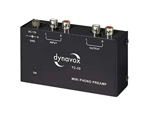 Phono-Vorverstärker Dynavox TC-20 im kompakten Metallgehäuse