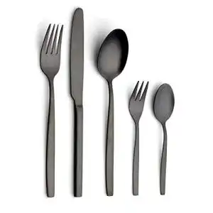 Schwarzes Besteck ECHTWERK EW-BS-3055S Tafelbesteck Positano-Black