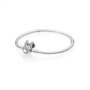 Pandora Armband mit Pavé Minnie Maus aus Sterling-Silber
