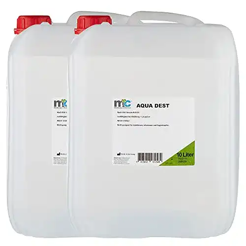 Destilliertes Wasser von Medicalcorner24 – Aqua Dest 20 Liter