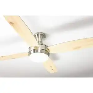 Deckenventilator Aireryder Saturn mit Holzoptik und Beleuchtung