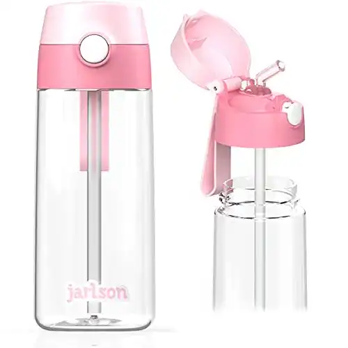 Trinkhalmflasche Jarlson Trinkflasche für Kinder aus Tritan 500ml