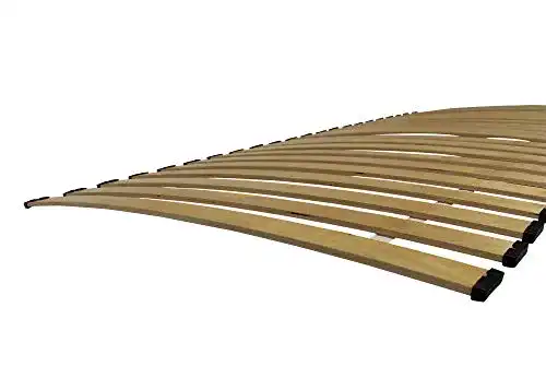 Clamaro Rollrost 90×200 cm mit gebogenen Federleisten und 22 Leisten