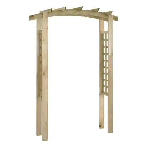 Rosenbogen aus Kiefernholz für Garten, 150x60x210 cm